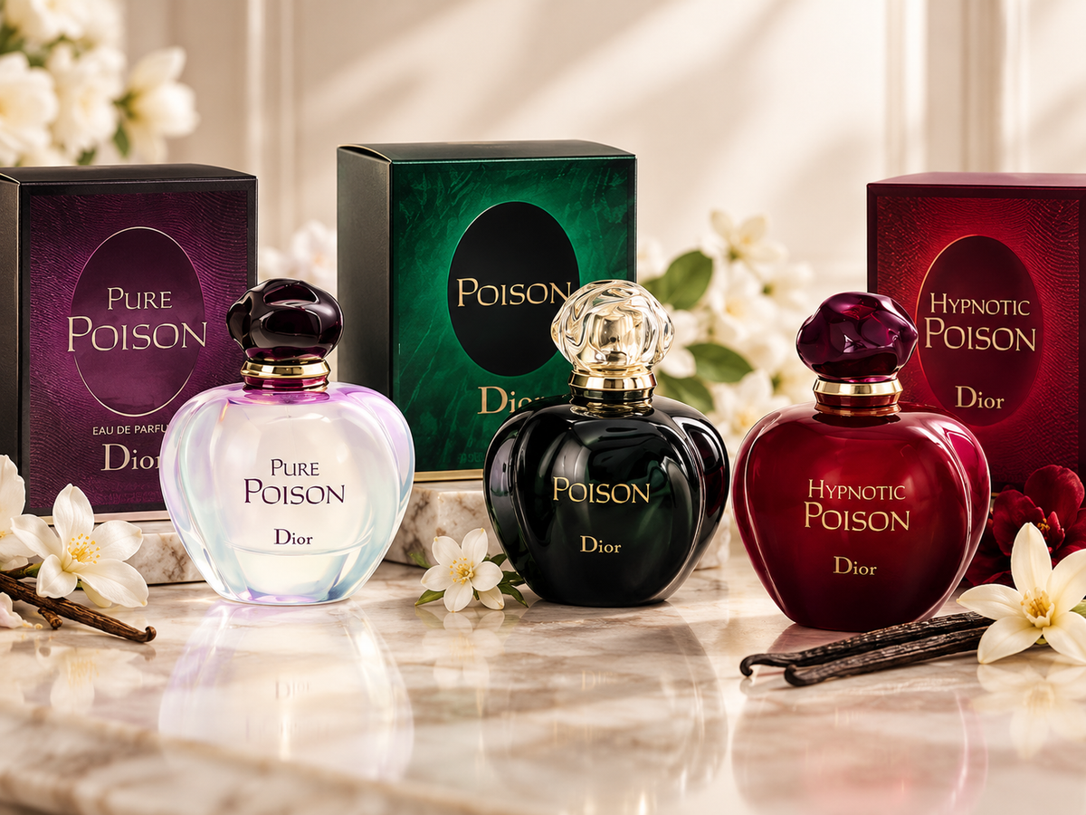 Dior Poison vs Pure Poison vs Hypnotic Poison: Which Perfume Is Right for You?