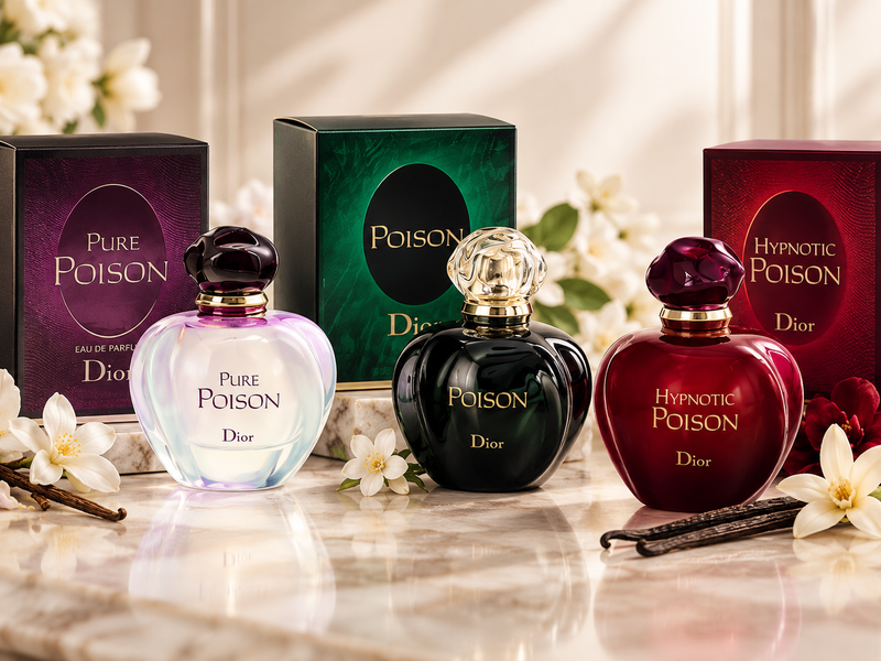 Dior Poison vs Pure Poison vs Hypnotic Poison: Which Perfume Is Right for You?