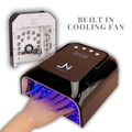 JN NAILS 108W Pro Cure Rechargeable LED Nail Lamp with Cooling Fan