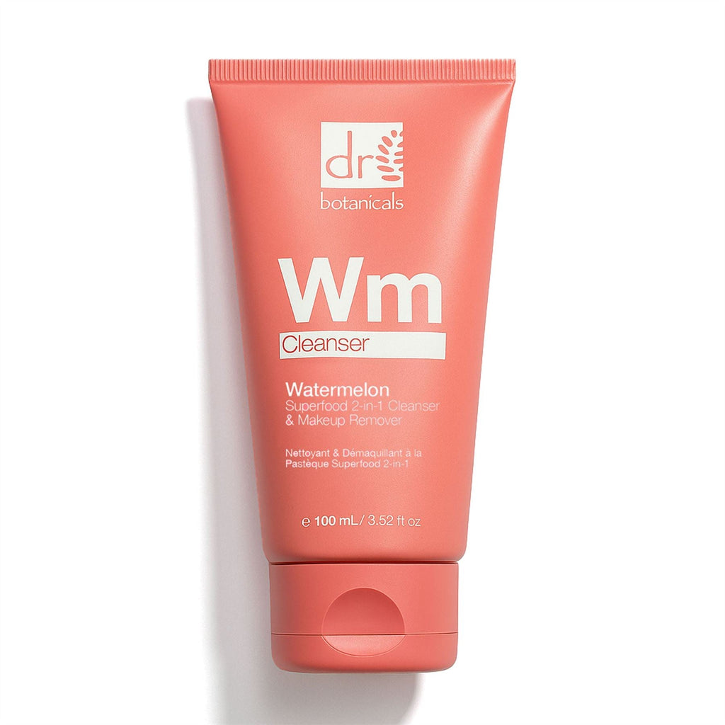 Dr Botanicals Watermelon AHA BHA Cleanser 100ml product packaging