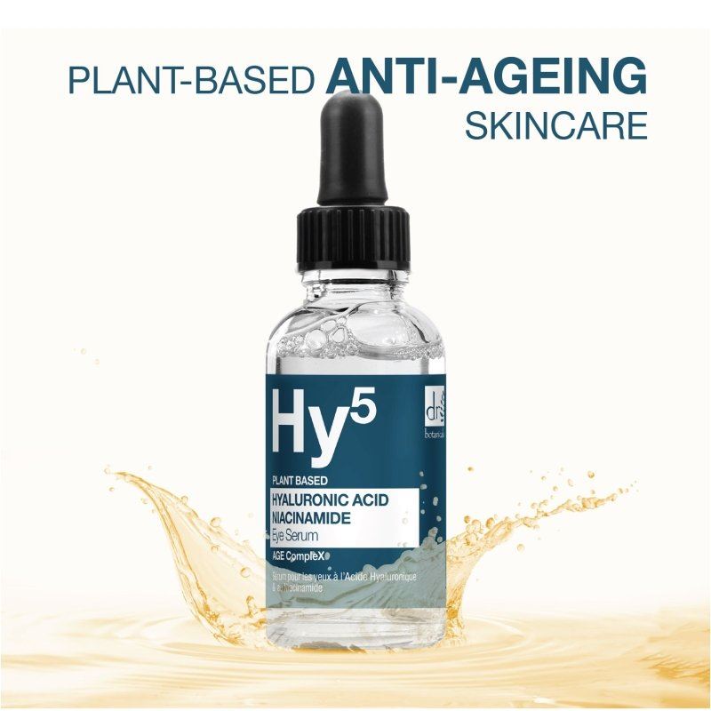 Dr Botanicals Hyaluronic Acid Anti Ageing Skincare Set – Moisturiser, Eye Serum & Mask