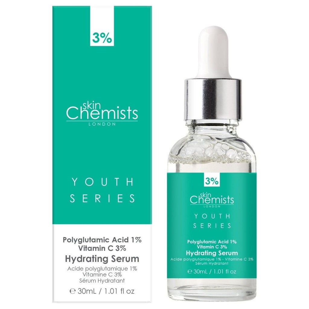 skinChemists Polyglutamic Acid 1% + Vitamin C 3% Serum – Hydrating Face Serum