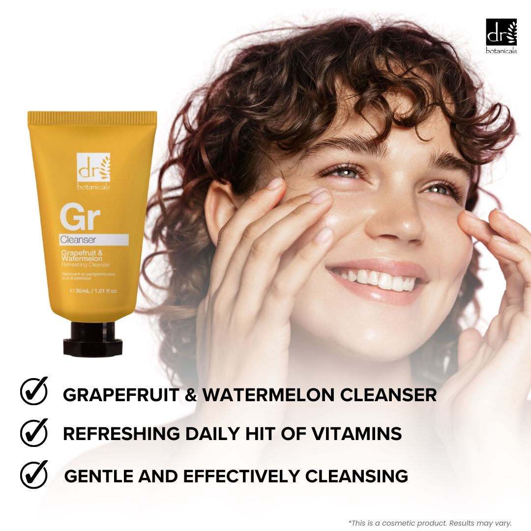 Dr Botanicals Grapefruit & Watermelon Refreshing Face Cleanser 30ml