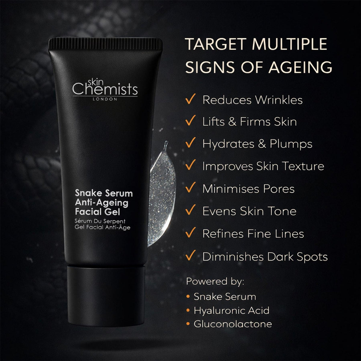 4% SYN-AKE® Snake Venom-Inspired Serum Facial Gel 30ml