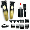 Parwin Pro+ Cordless Hair Clipper &amp; Trimmer Bundle – Gold / Grey