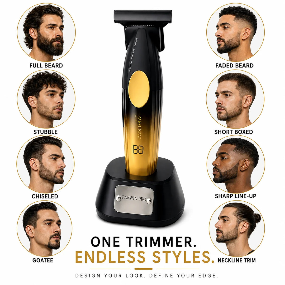 Parwin Pro Beauty + Cordless Hair Trimmer