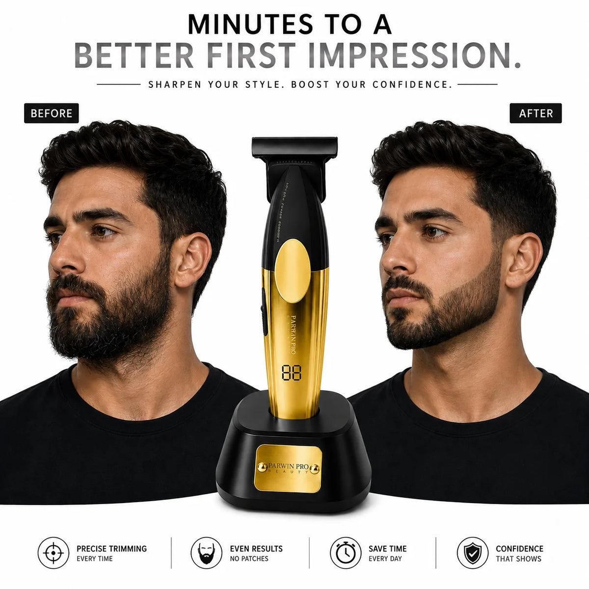 Parwin Pro Beauty + Cordless Hair Trimmer