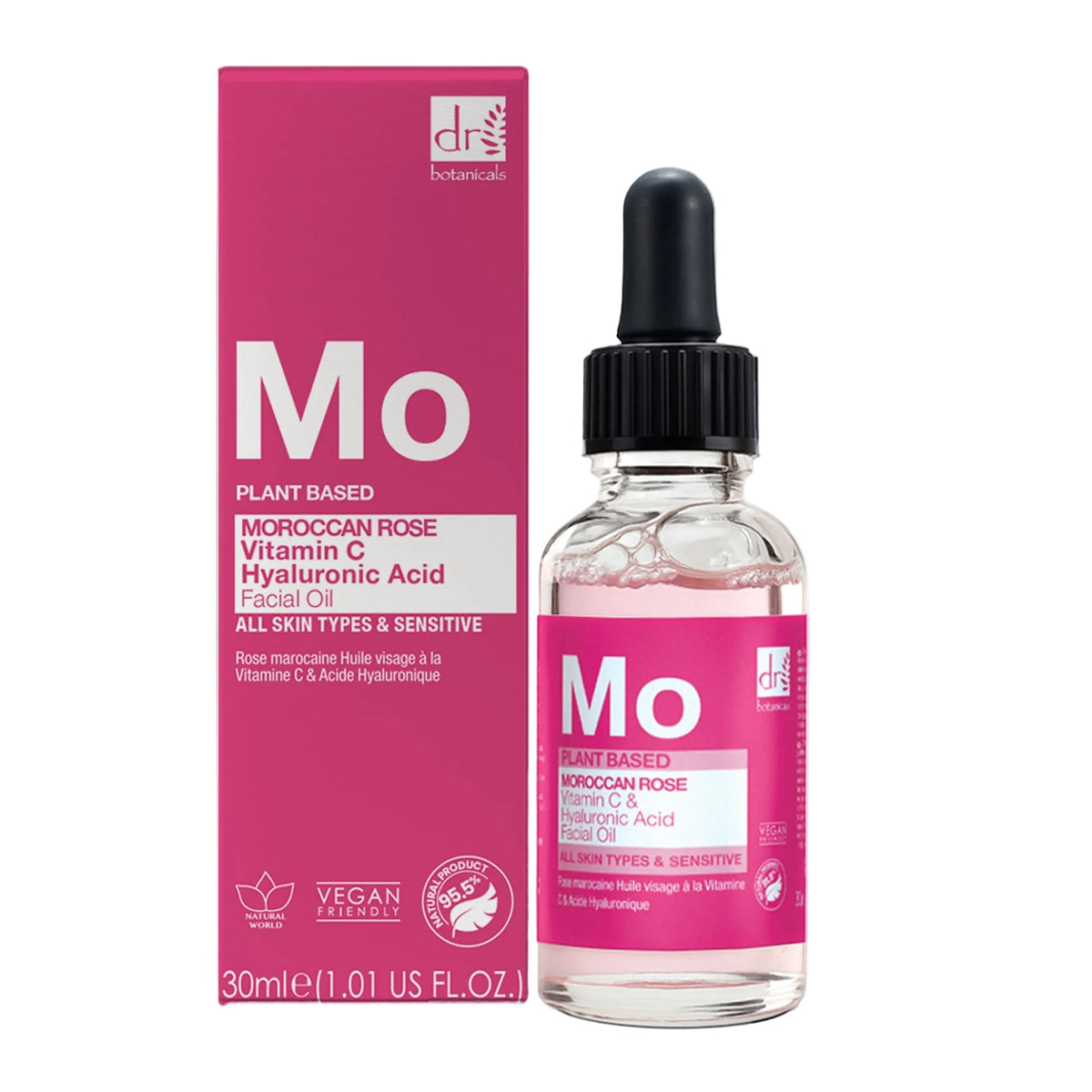 Dr. Botanicals Moroccan Rose Facial Oil – Nourishing Rose Face Oil