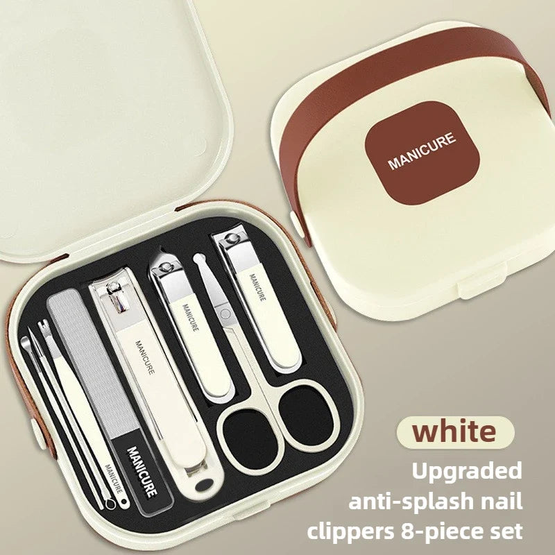 ‌Manicure Kit Stainless Steel Sharp Durable All in One Nail Tools Portable Nail Clipper Set‌