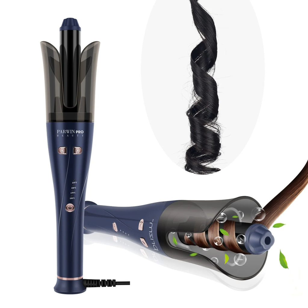 Parwin Pro Beauty Automatic Smart Curling Iron – Prussian Blue