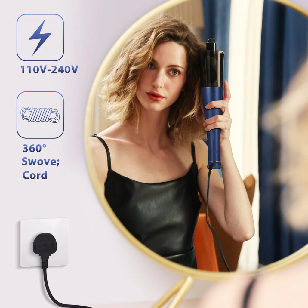 Parwin Pro Beauty Automatic Smart Curling Iron – Prussian Blue