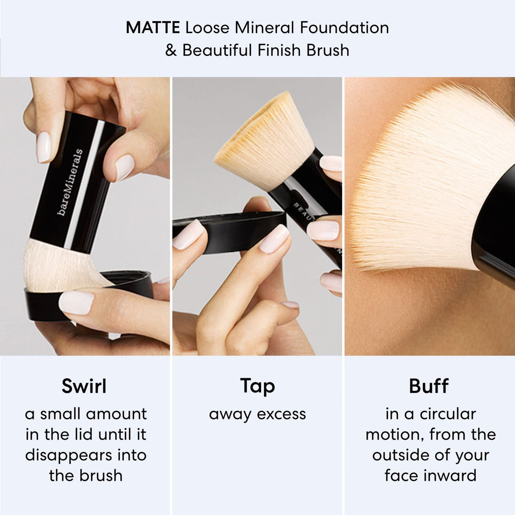 bareMinerals Original Matte Loose Mineral Foundation SPF 15 – 14 Golden Medium | Vegan, Cruelty-Free & Dermatologist-Tested