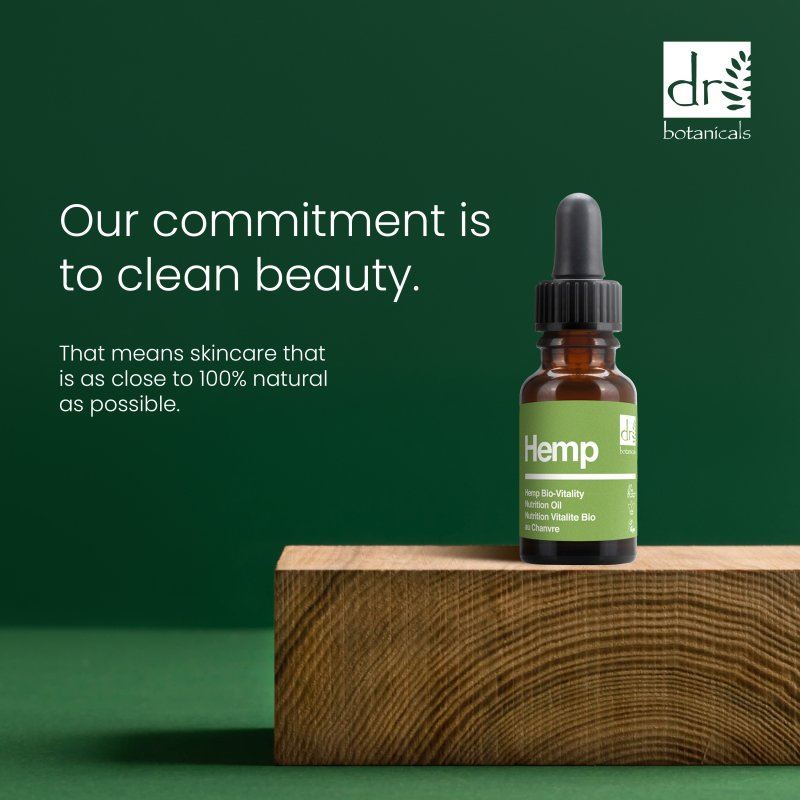 Dr Botanicals Hemp Bio-Vitality Nutrition Facial Oil 15ml