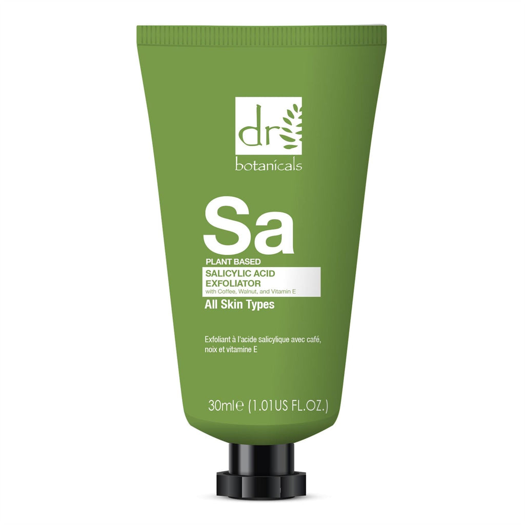 Dr Botanicals Salicylic Acid Facial Exfoliator with Coffee Walnut and Vitamin E 30ml