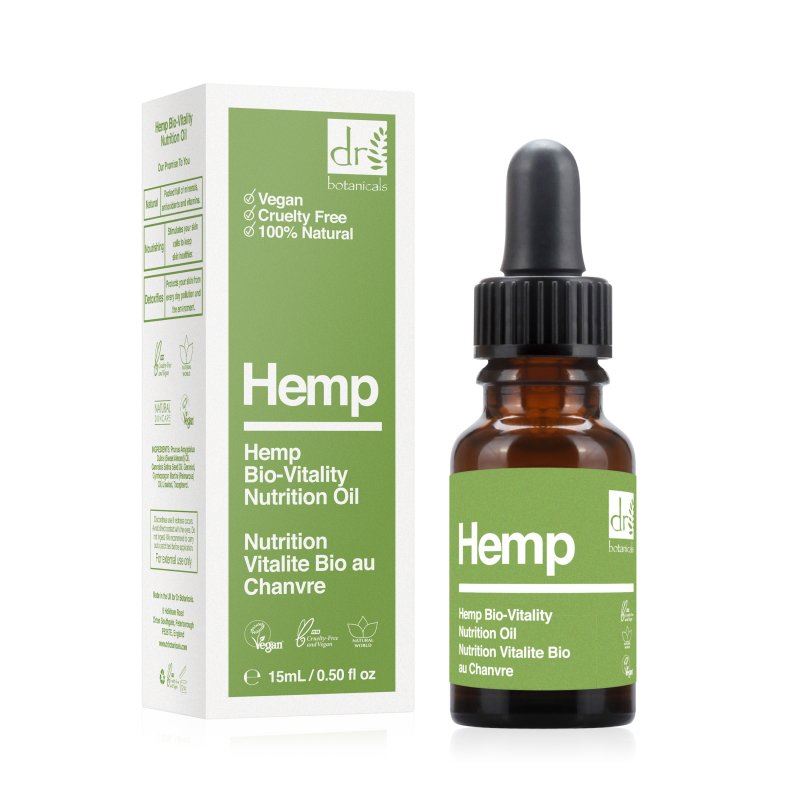 Dr Botanicals Hemp Bio-Vitality Nutrition Facial Oil 15ml