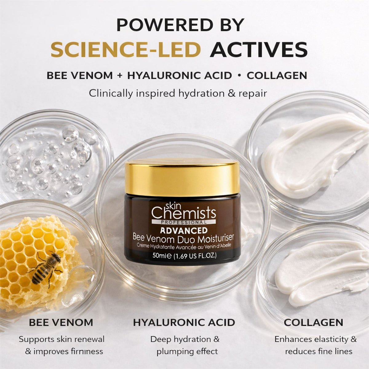Advanced Bee Venom Moisturiser – Bee Venom Face Cream 50ml