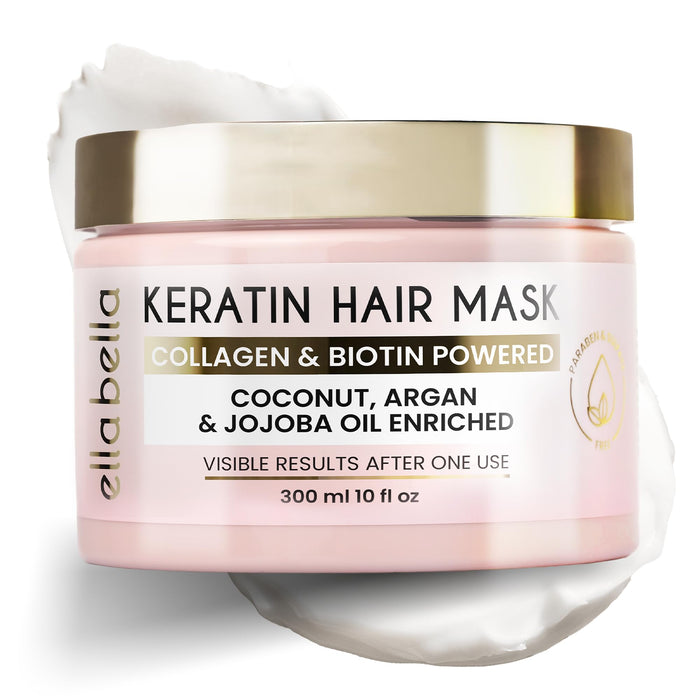 ELLA BELLA Keratin Hair Mask for dry, damaged and colour-treated hair