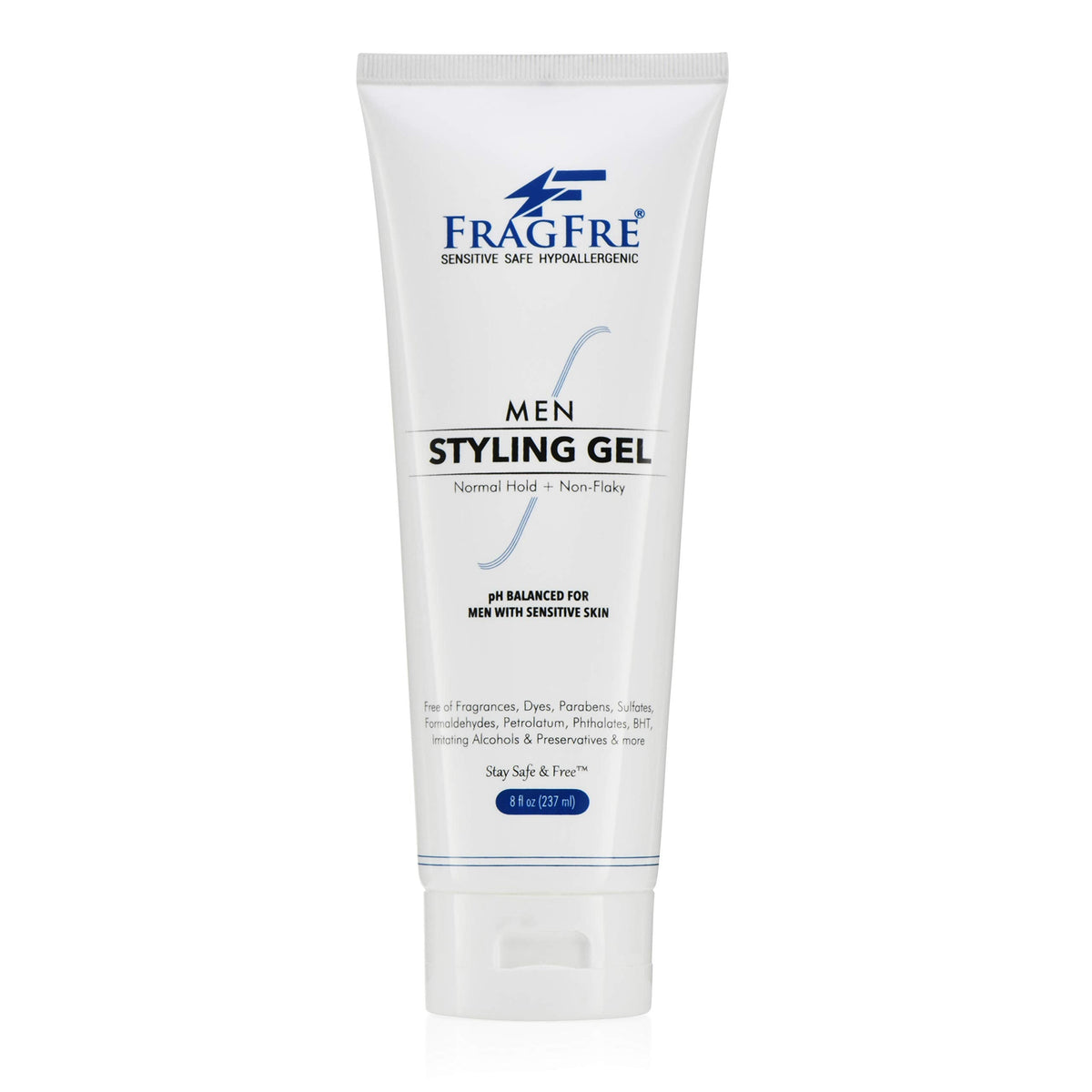 FRAGFRE Men Hair Styling Gel – Fragrance Free, pH Balanced, 8 oz
