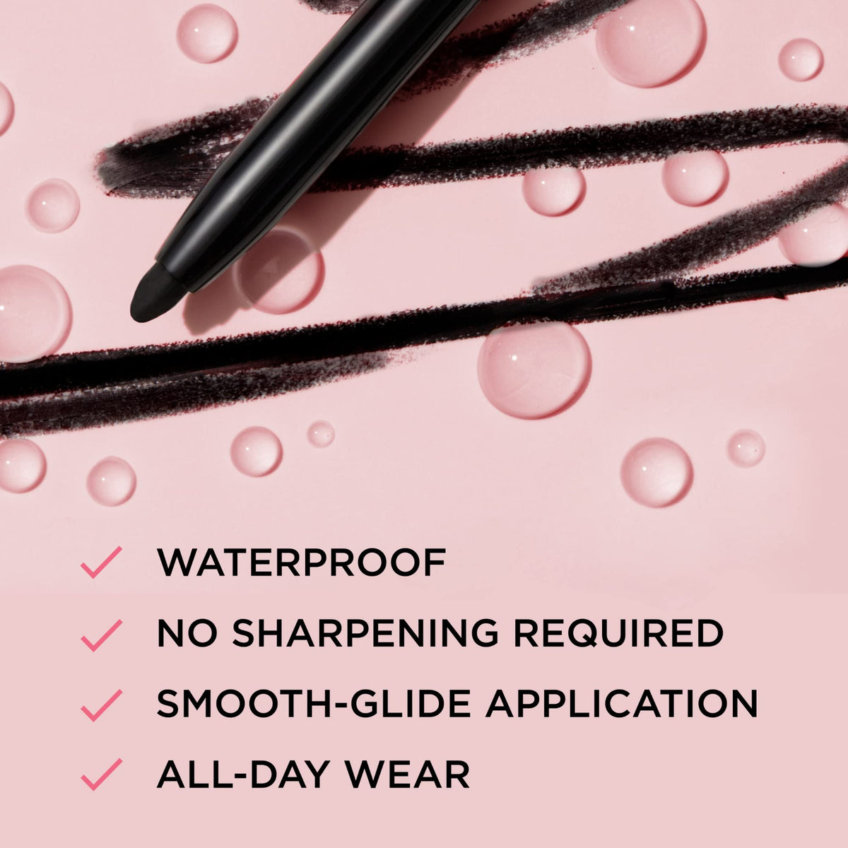 IT Cosmetics Superhero No-Tug Retractable Eyeliner – Brown, Waterproof, All-Day Wear