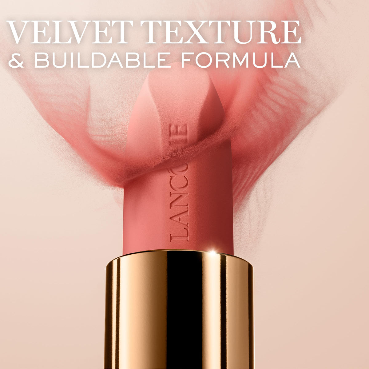 Lancôme L'Absolu Rouge Intimatte Hydrating Matte Lipstick – Buildable Soft Matte Finish, Up To 24HR Comfort – 340 Lovers Whispers