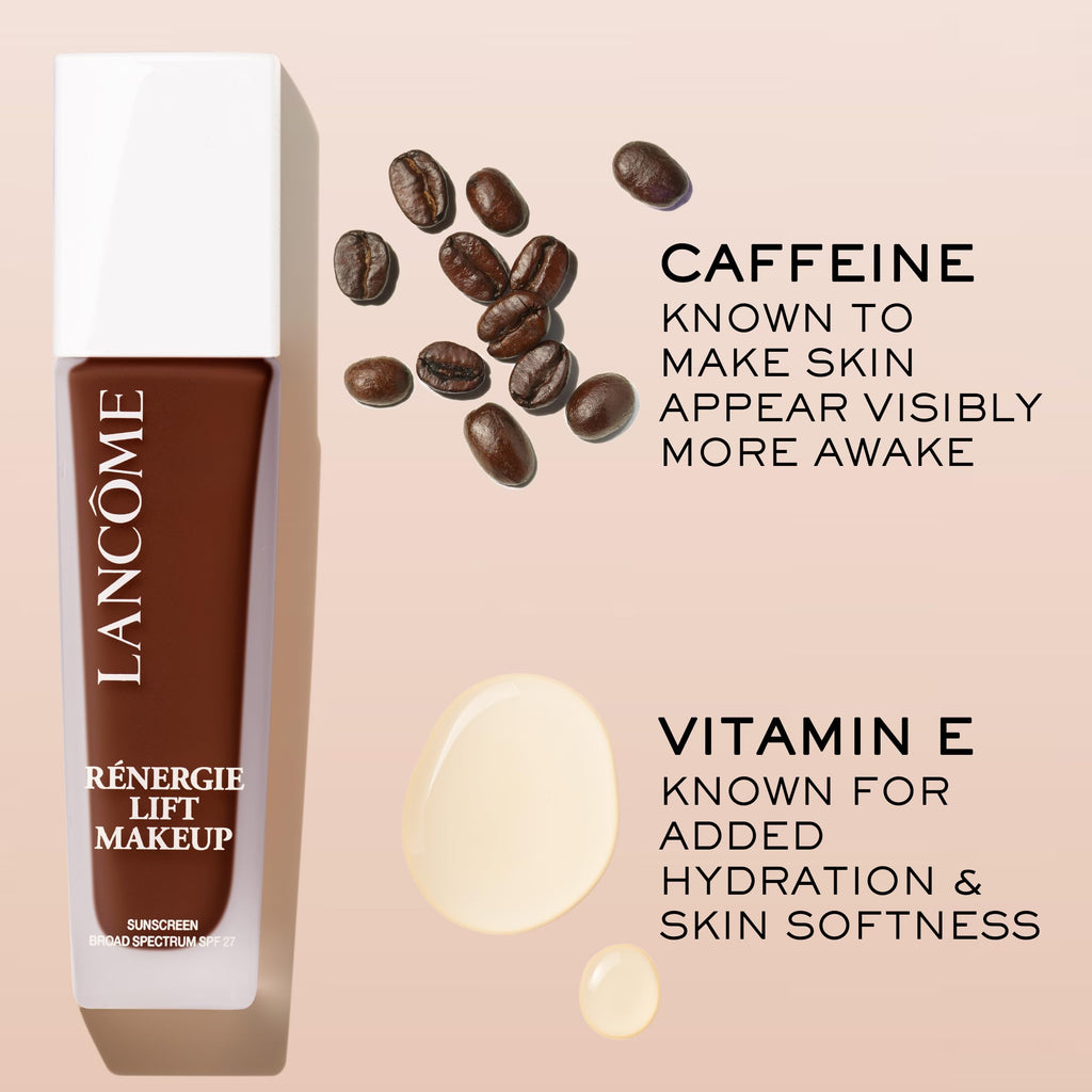 Lancôme Renergie Lift Makeup Foundation – Lightweight Hydration, Medium-to-Full Coverage, SPF 27, Up to 12H Wear