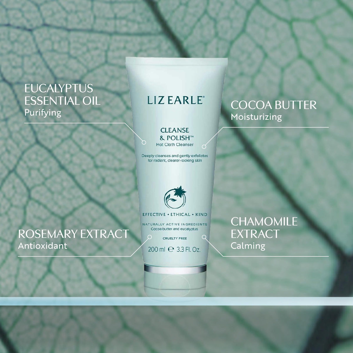 Liz Earle Cleanse & Polish Face Wash – Gentle Hydration & Radiance (200ml)