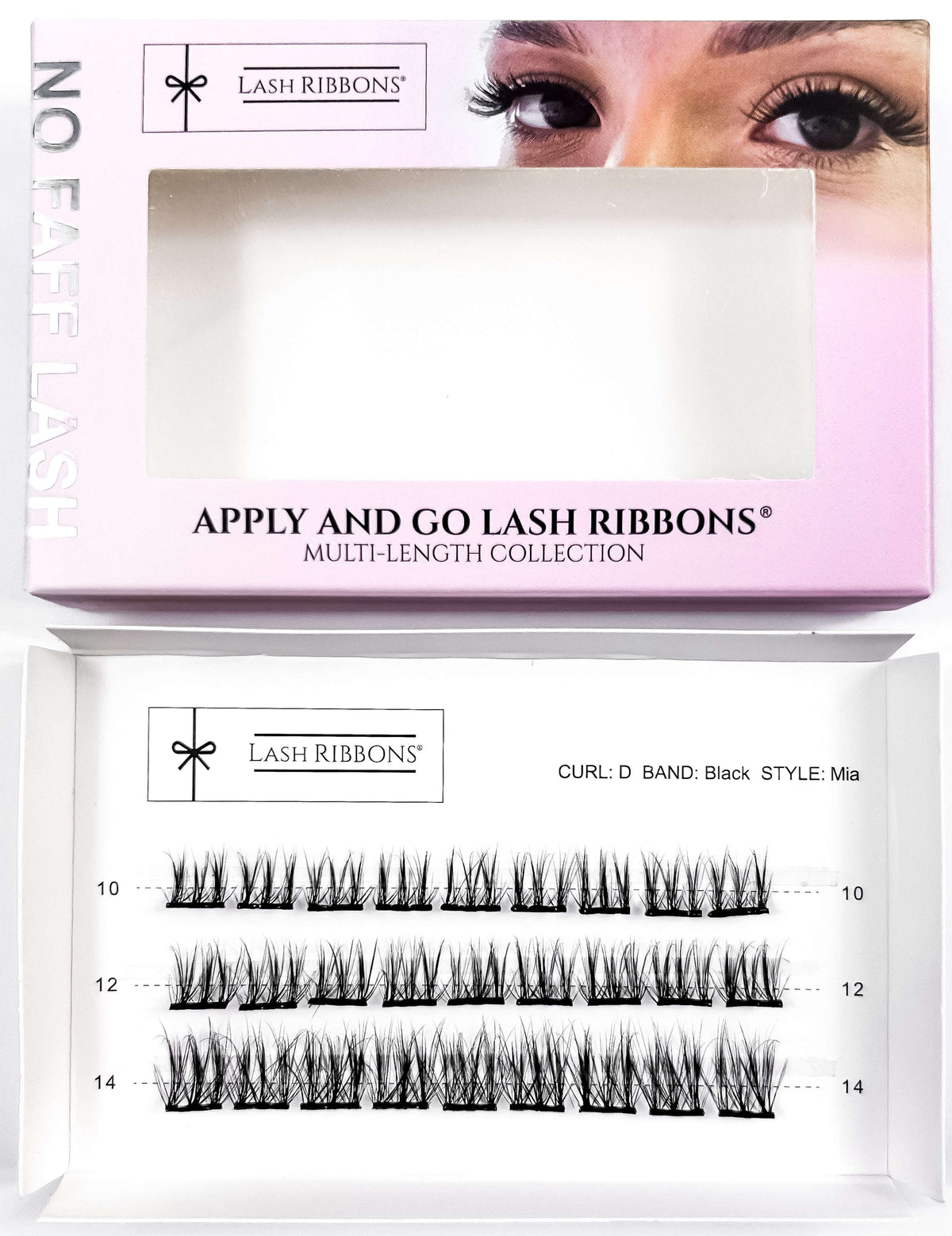 Pre-Glued Lash Clusters -  Faff Lash - Mia