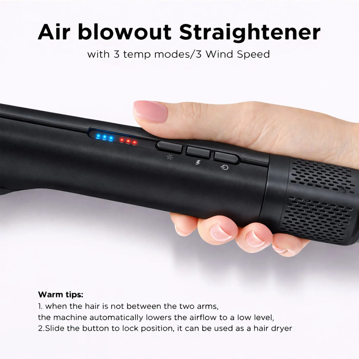 Parwin Pro Beauty + ionic Airflow Hair Straightener
