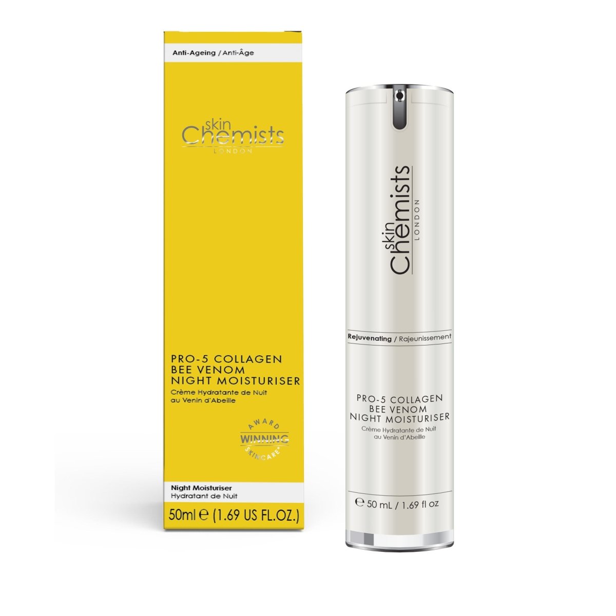 Pro-5 Collagen Bee Venom Night Moisturiser – Night Cream 50ml