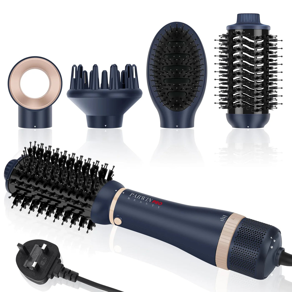 Parwin Pro Beauty QuadraStyler Blowout Brush