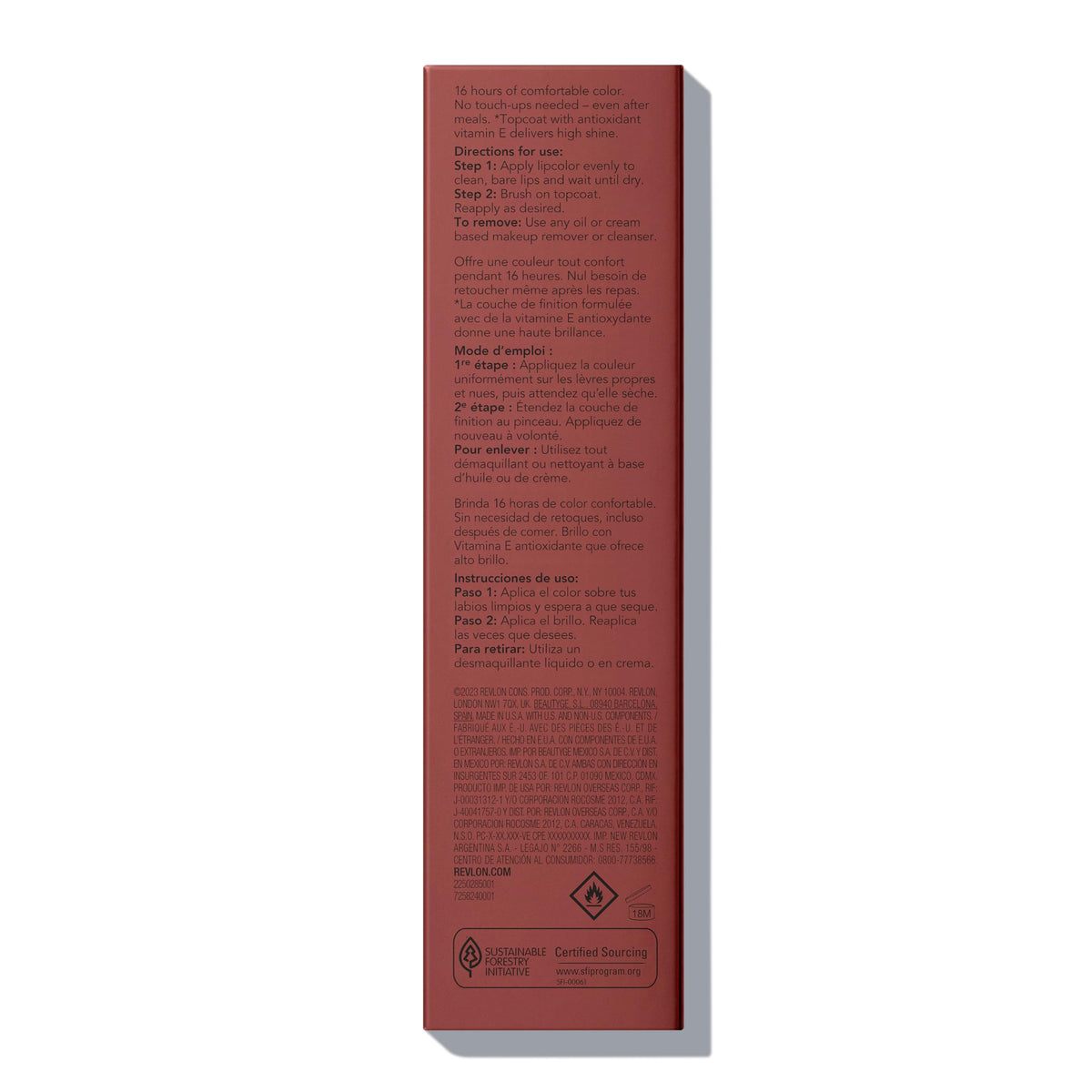 Revlon ColorStay Overtime Lipcolor + Clear Gloss in 340 Eternally Tan